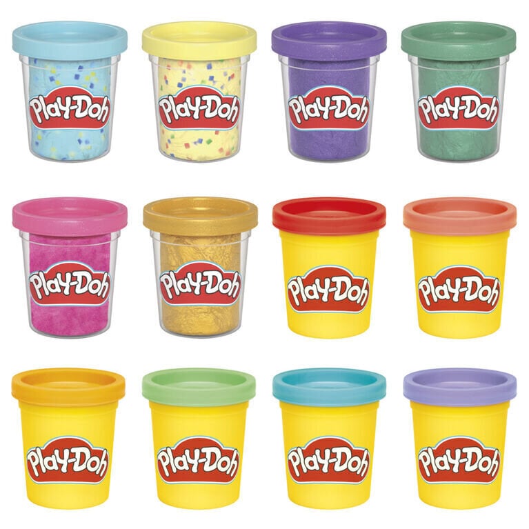 Modelleerimiskomplekt Play Doh, 12 tk hind ja info | Arendavad laste mänguasjad | hansapost.ee