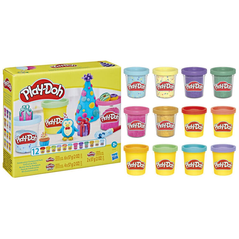 Modelleerimiskomplekt Play Doh, 12 tk цена и информация | Arendavad laste mänguasjad | hansapost.ee