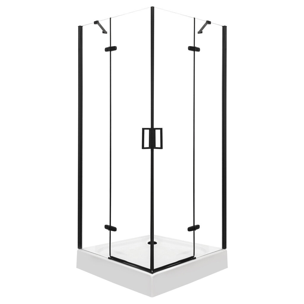 Dušinurk koos alusega Kerra Flow, 90x90 cm hind ja info | Dušikabiinid | hansapost.ee