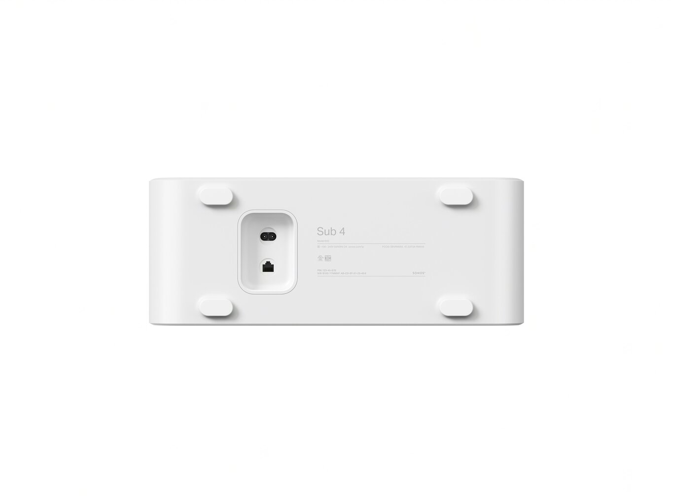 Sonos Sub 4 White SUBG4EU1 hind ja info | Ribakõlarid ja koduaudio süsteemid | hansapost.ee