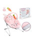 Lamamistool MoMi Glossy Bunny, roosa hind ja info | Beebi lamamistoolid | hansapost.ee