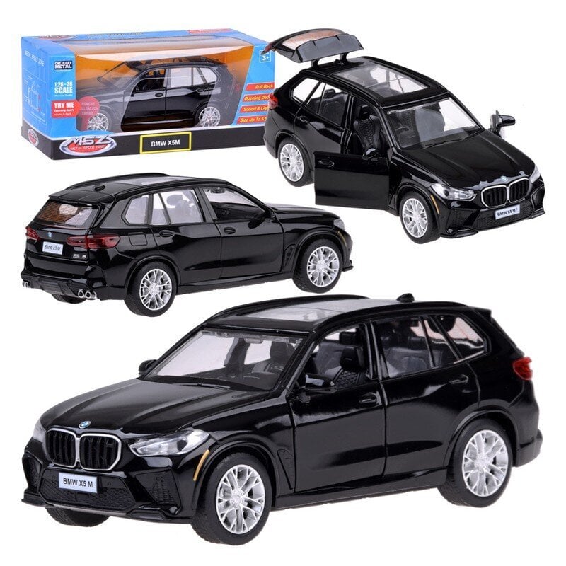 Automudel MSZ BMW X5M ZA5050, must hind ja info | Mänguasjad poistele | hansapost.ee