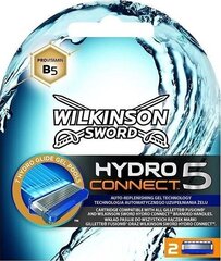 Головки для бритвы Wilkinson Sword Hydro Connect 5, 2 шт цена и информация | Средства для бритья и косметика | hansapost.ee