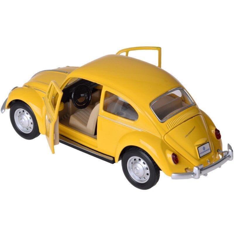 Automudel Volkswagen Classical Beetle 1967 ZA5055, kollane hind ja info | Mänguasjad poistele | hansapost.ee