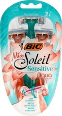 Ühekordsed raseerijad Bic Miss Soleil Sensitive 3 tk цена и информация | Средства для бритья и косметика | hansapost.ee