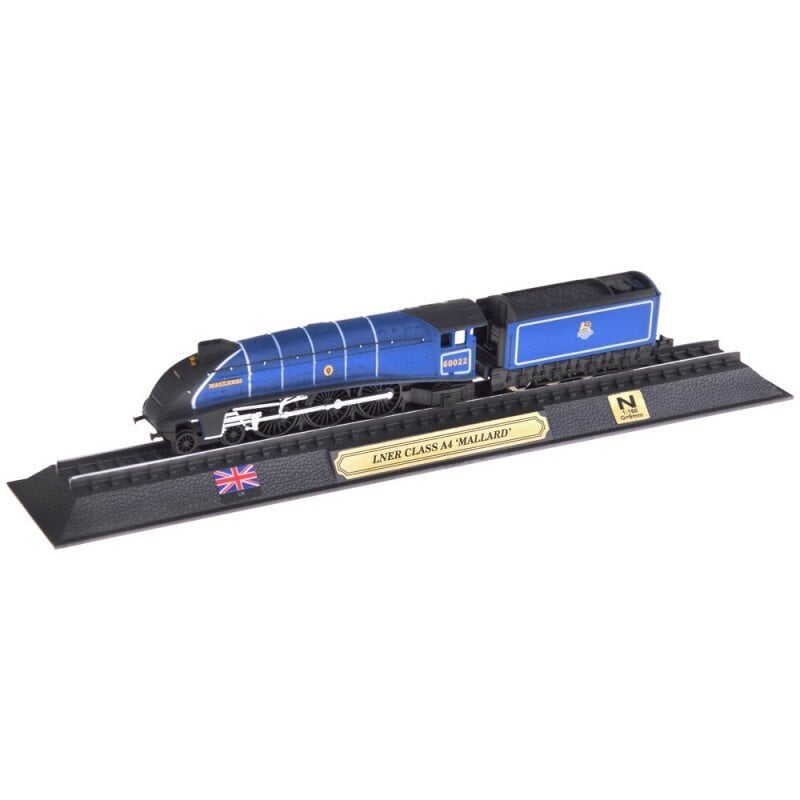 Kaasaegne veduri Collectors mudel ﻿LNER CLASS A4 MALLARD 1:160 цена и информация | Klotsid ja konstruktorid | hansapost.ee