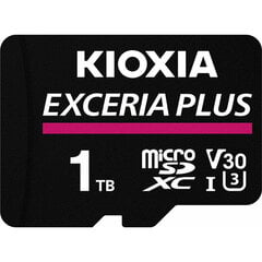 Карта памяти микро SD Kioxia Exceria Plus 1 TB цена и информация | Карты памяти для фотоаппаратов | hansapost.ee