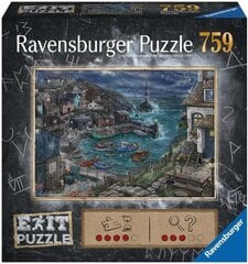 Pusle Ravensburger Escape Treacherous Harbor, 759 tk hind ja info | Pusled lastele ja täiskasvanutele | hansapost.ee