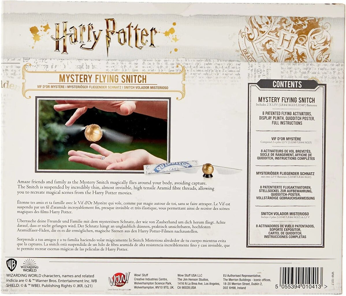 Harry Potter Mystery Flying Snitch hind ja info | Fännitooted mänguritele | hansapost.ee