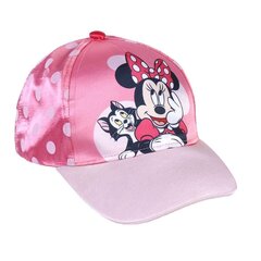 Laste nokamüts Minnie Mouse Roosa (53 cm) price and information | Hats, scarves, gloves for girls | hansapost.ee