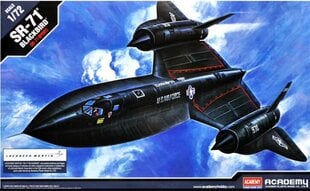 Liimitav mudel Academy 12448 SR-71 BLACKBIRD 1/72 hind ja info | Liimitavad mudelid | hansapost.ee