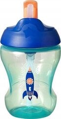 Pudel Tommee Tippee Straw Boy, 7+ kuud, 230 ml hind ja info | Lutipudelid ja tarvikud | hansapost.ee