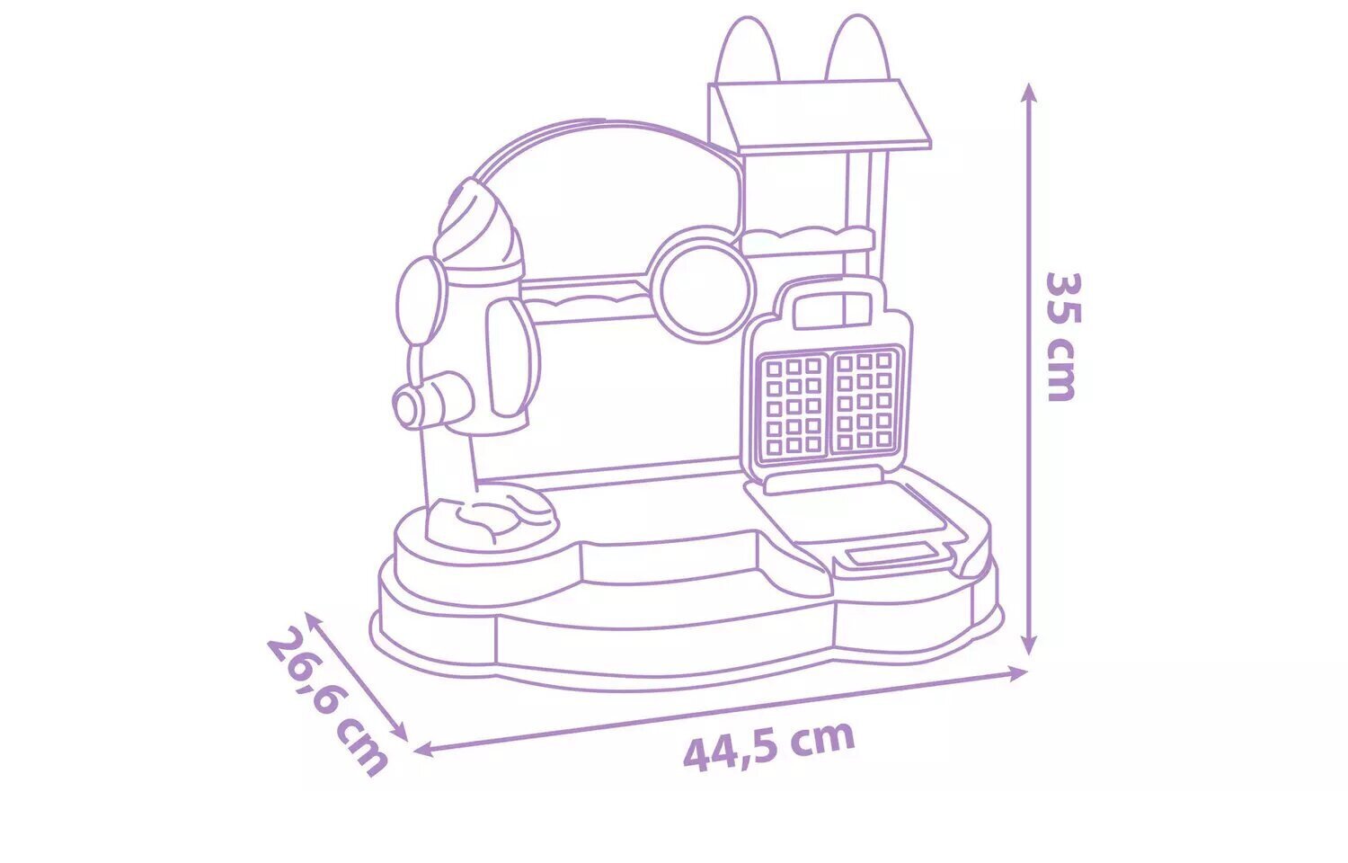 Laste köök Smoby Gabby's Dollhouse hind ja info | Mänguasjad tüdrukutele | hansapost.ee