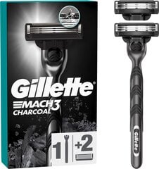 Razor Mach3 Charcoal, 2 tk. + vars цена и информация | Средства для бритья и косметика | hansapost.ee