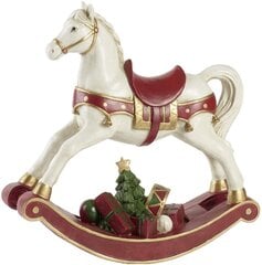 Villeroy & Boch Winter Collage Accessoires Rocking Horse XL 33x11x32cm puidust kaunistus hind ja info | Jõulukaunistused | hansapost.ee