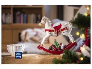 Villeroy & Boch Winter Collage Accessoires Rocking Horse XL 33x11x32cm puidust kaunistus hind ja info | Jõulukaunistused | hansapost.ee