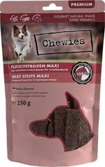 Chewies Meat Strips Maxi с кониной, 150 гр цена и информация | Лакомства для собак | hansapost.ee