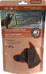 Chewies Maxi Meat Strips с олениной, 150 г цена и информация | Лакомства для собак | hansapost.ee