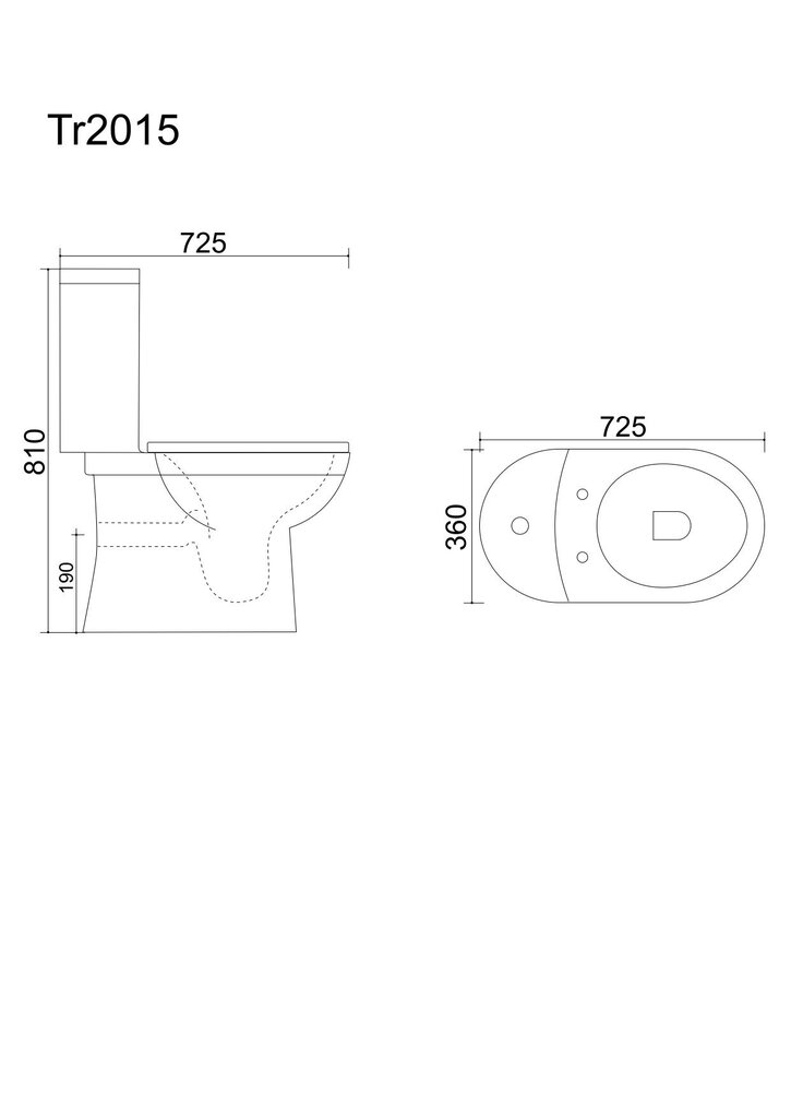 WC-pott Vento Lagon, tahavooluga 3/6l, PP Soft Close цена и информация | WС-potid | hansapost.ee