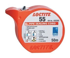 Уплотнительный шнур для труб и резьбы LOCTITE 55, 50 м цена и информация | Механические инструменты | hansapost.ee