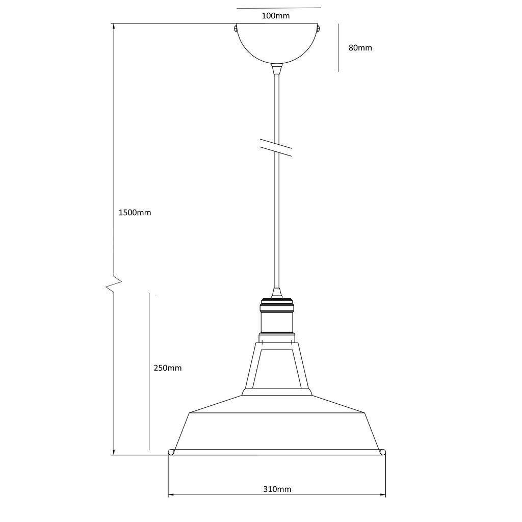 Ripplamp G.Lux GT-310-D31-1S-BL Loft-7 hind ja info | Rippvalgustid | hansapost.ee