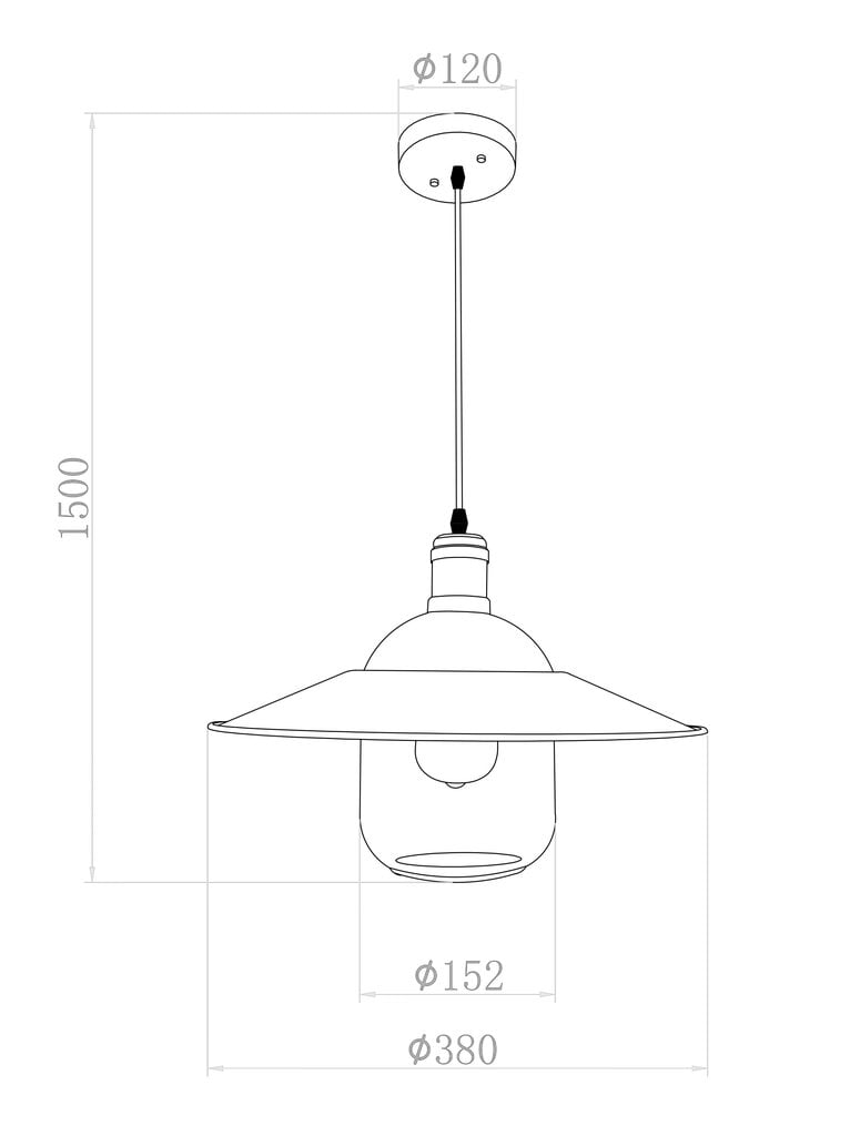 G.Lux ripplamp GT-444-1S hind ja info | Rippvalgustid | hansapost.ee