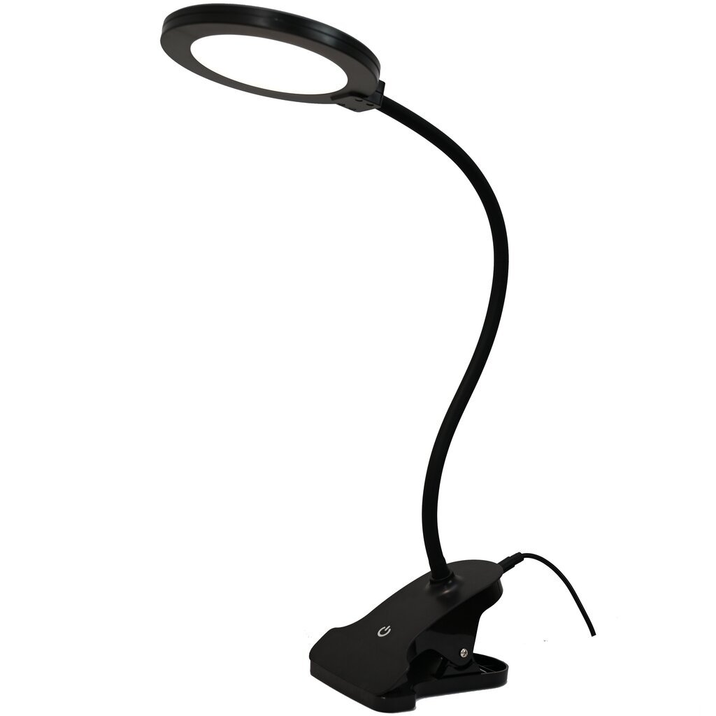 Klambriga LED-laualamp G.LUX GD-UNO-C black цена и информация | Laualambid | hansapost.ee