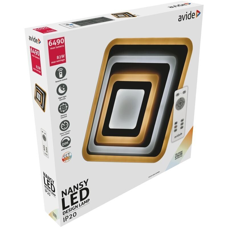 Led Laevalgusti Avide Nansy 82 W, puldiga hind ja info | Laelambid | hansapost.ee