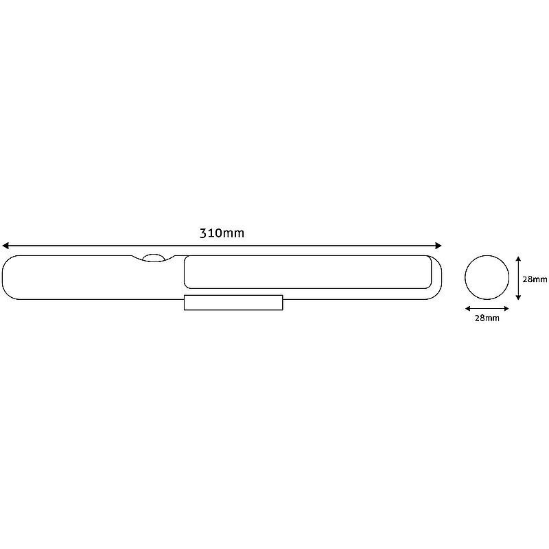 Avide LED-laetav lamp 2,5W sensoriga hind ja info | Laelambid | hansapost.ee