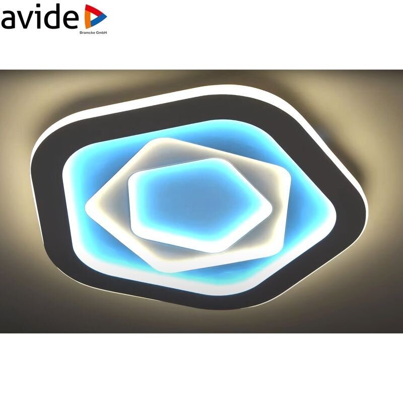 Avide LED-laevalgusti Adair 102W puldiga hind ja info | Laelambid | hansapost.ee