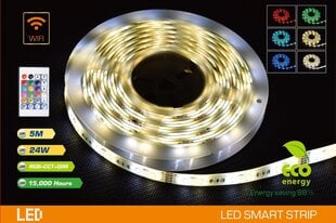 LED лента RGB+W 5м с ДУ цена и информация | Светодиодные ленты | hansapost.ee