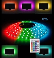 LED лента RGB 5м IP65 с пультом цена и информация | Светодиодные ленты | hansapost.ee