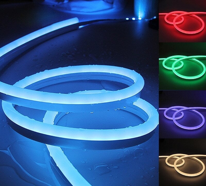 LED riba Avide Neon RGB 18W 5 m, puldiga, IP67 цена и информация | Valgusribad ja LED ribad | hansapost.ee