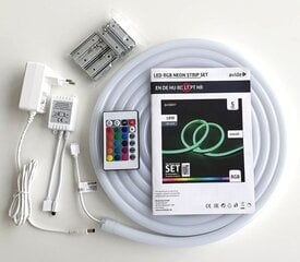 LED riba Avide Neon RGB 18W 5 m, puldiga, IP67 hind ja info | Valgusribad ja LED ribad | hansapost.ee