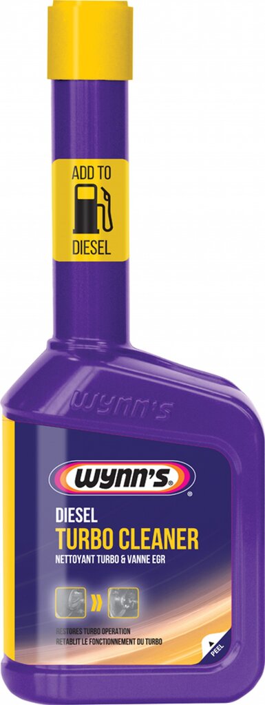 Wynn´s Diesel turbo cleaner kütuselisand 325ml цена и информация | Eriotstarbelised määrdeõlid ja määrdevedelikud | hansapost.ee