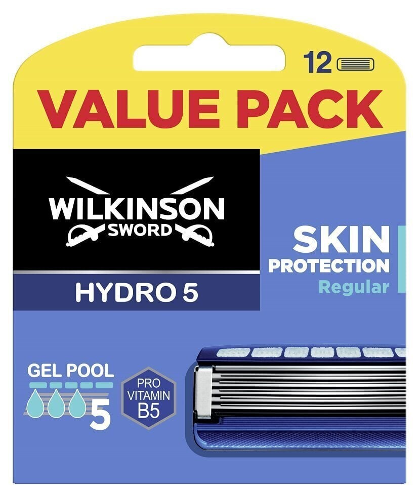 Raseerimispead Wilkinson Sword Men Hydro5, 12 tk. цена и информация | Raseerimisvahendid | hansapost.ee