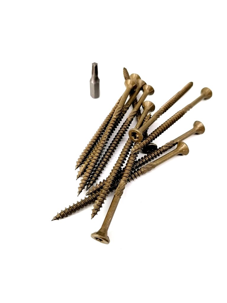 Puidukruvid välitöödeks, torx, C3, 5,0 x 100/60, 100 tk цена и информация | Kinnitusvahendid | hansapost.ee