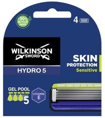 Raseerimispead Wilkinson Sword Men Hydro5, 4 tk. hind ja info | Wilkinson Parfüümid, lõhnad ja kosmeetika | hansapost.ee