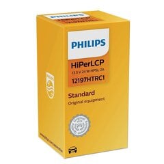 Автомобильная лампа Philips Hipervision LCP 13,5V/24W цена и информация | Автомобильная ксеноновая лампа D2R 6000К (Китай) | hansapost.ee