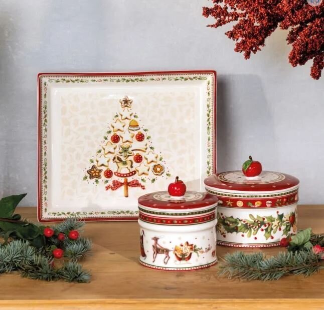 Villeroy & Boch küpsisepurk Winter Bakery Delight, 11x13 cm цена и информация | Toiduainete säilitusnõud | hansapost.ee