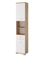 Vannitoa kapp Szynaka Meble Sting 70 2D1S, pruun/valge price and information | Bathroom cabinets | hansapost.ee