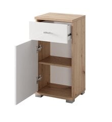 Vannitoa kapp Szynaka Meble Sting 45 1D1S, pruun/valge price and information | Bathroom cabinets | hansapost.ee