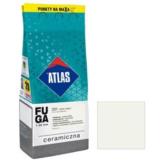 Keraamika vuugitäide Atlas 201, 5 kg, soe valge hind ja info | Krundid, vuugitäited ja remondisegud | hansapost.ee