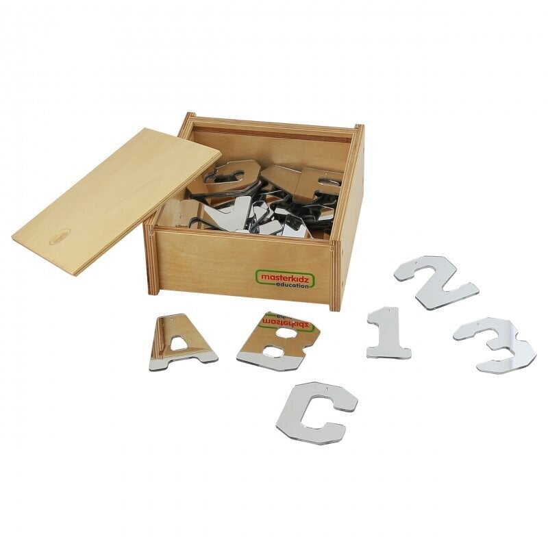 Masterkidz Double-sided acrylic mirrors letters numbers alphabet hind ja info | Arendavad laste mänguasjad | hansapost.ee