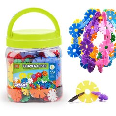 Konstruktor Woopie Flower Disks, 206 tk hind ja info | Klotsid ja konstruktorid | hansapost.ee