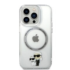 Karl Lagerfeld IML Karl and Choupette NFT MagSafe Case for iPhone 15 Pro Max Transparent цена и информация | Чехлы для телефонов | hansapost.ee