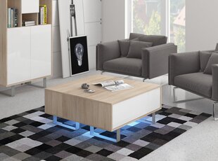 Diivanilaud King 8, valge/tamm price and information | Coffee tables | hansapost.ee