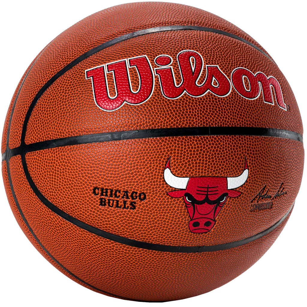 Wilson Team Alliance Chicago Bulls Ball, unisex basketball balls , Pruun цена и информация | Korvpallid | hansapost.ee