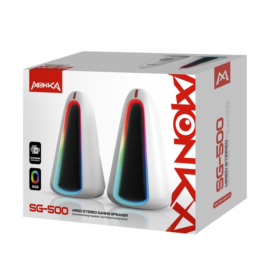 Monka Zilla SG-500 Stereo RGB Gaming Speaker hind ja info | Kõlarid | hansapost.ee