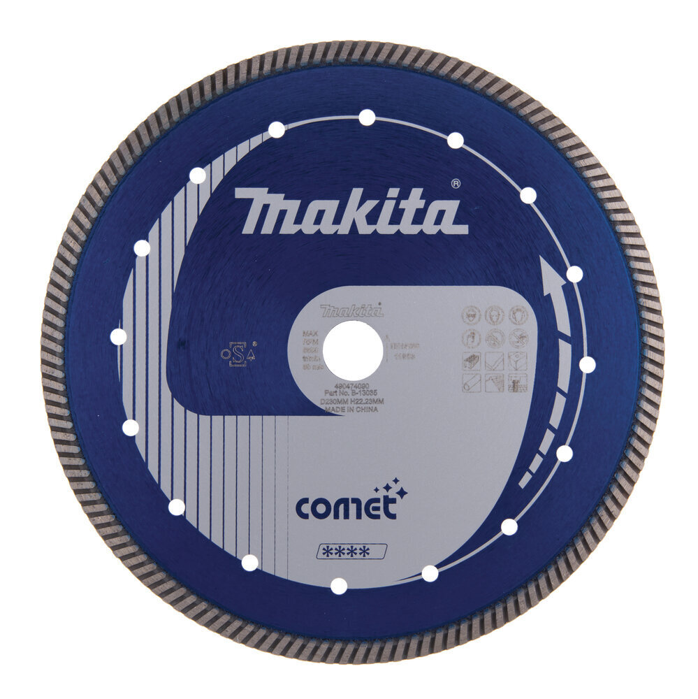 Teemantketas 230 mm Comet B-13035 Makita цена и информация | Lihvmasinad | hansapost.ee